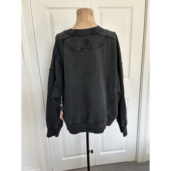 FP Movement X Hatch Womens Intercept Pullover Sweatshirt Black Size L - Picture 5 of 11